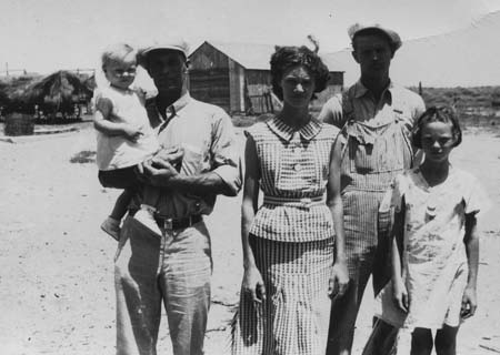 Family at Haigler, NE