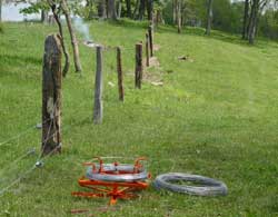 Running wire