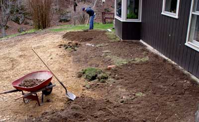 Replacing topsoil