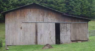 Barn, washed