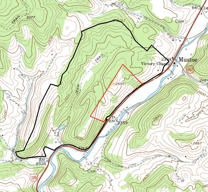 Property Boundary-topo