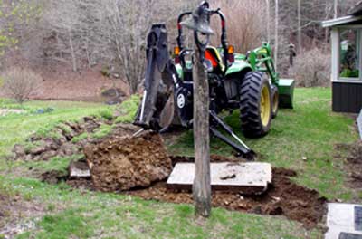 Begin digging
